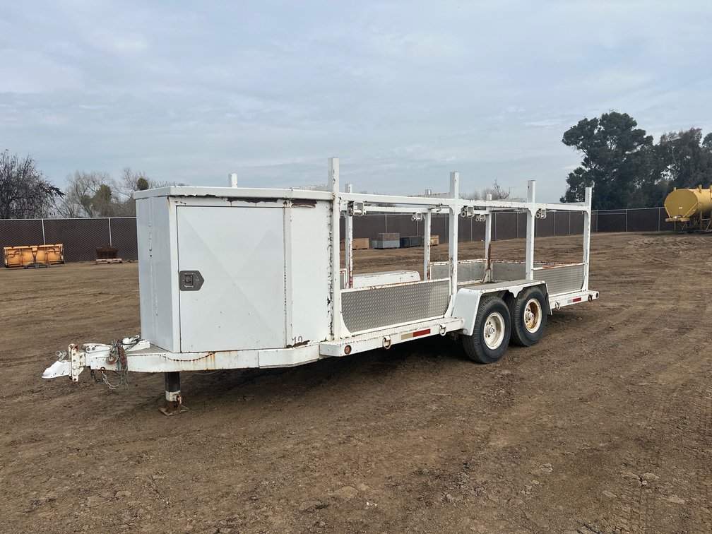 1985 Sierra 22FT T/A Pipe Trailer 