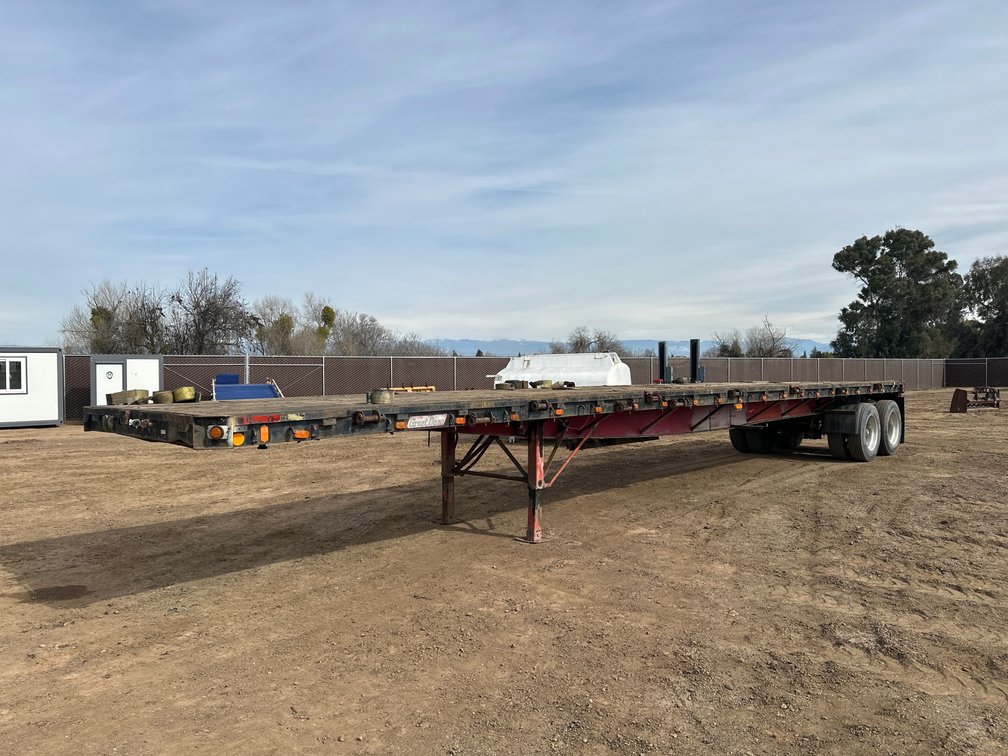 1989 Great Dane T/A 45 ft Flatbed Trailer