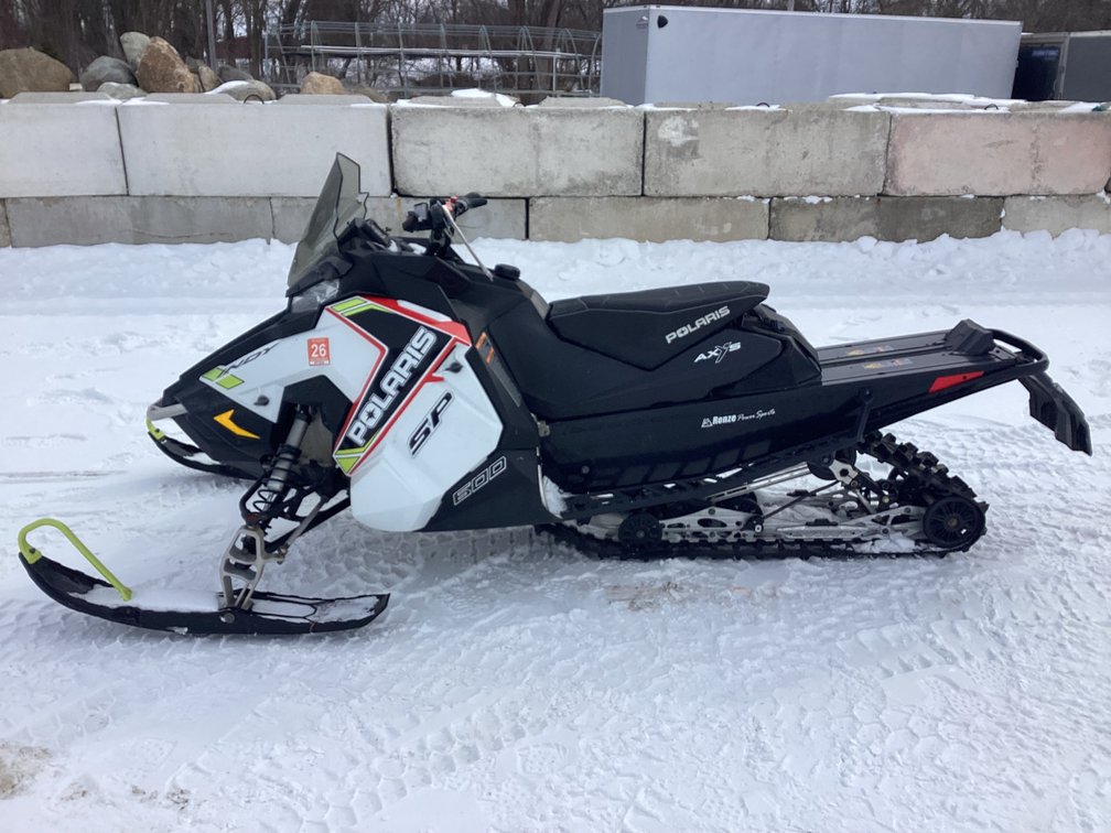 2021 Polaris 600 Indy SP 137, started, shows 6,111 miles, registration.