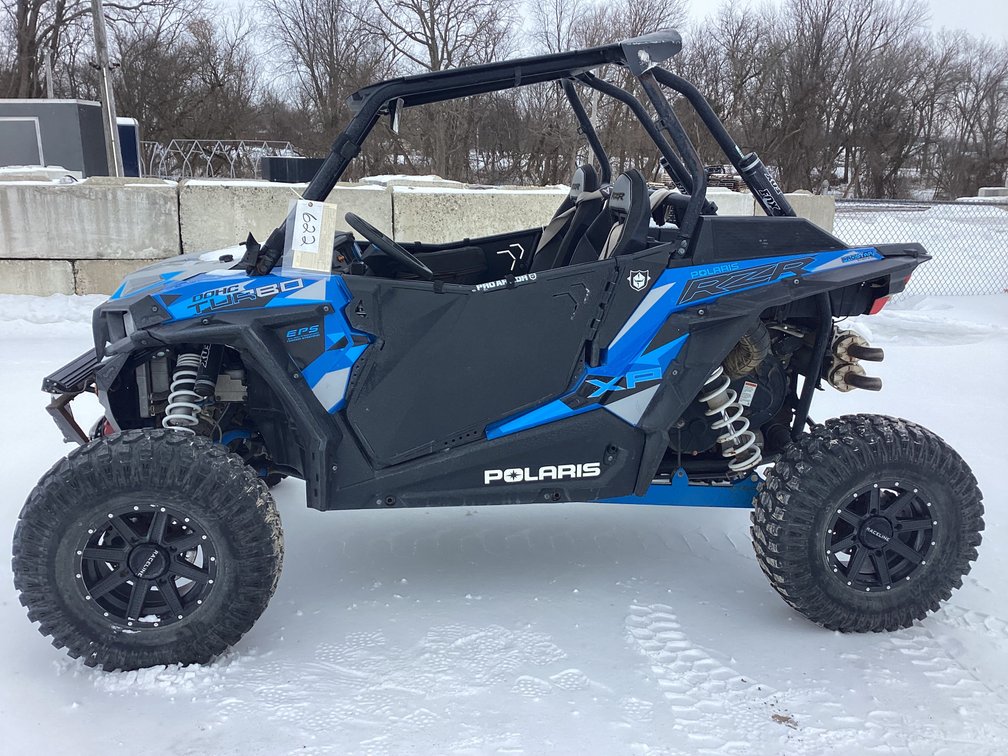 2016 Polaris 1000 Turbo RZR, started, shows 6,612 miles, title.