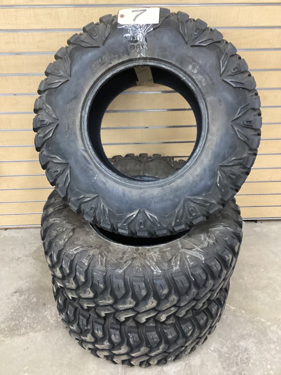 (3) Quadboss 30X10.00R14 tires.