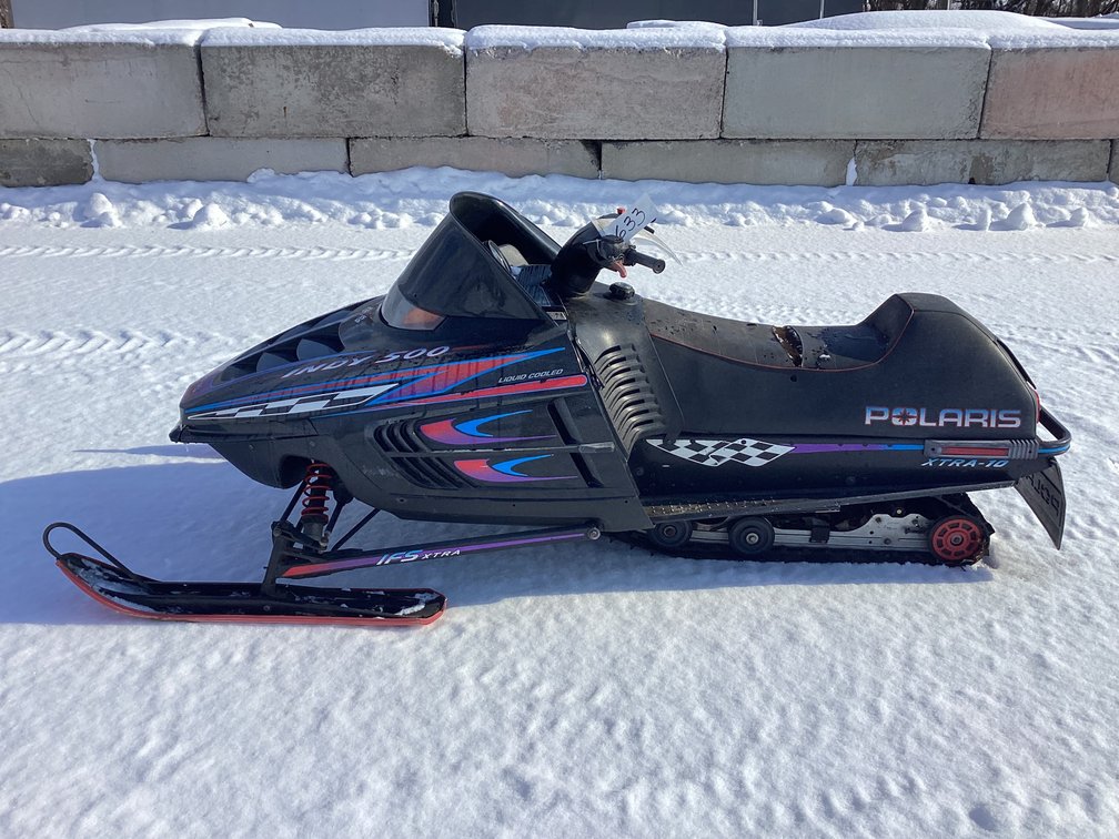 1997 Polaris Indy 500 snowmobile, shows 4,564 miles, bill of sale.
