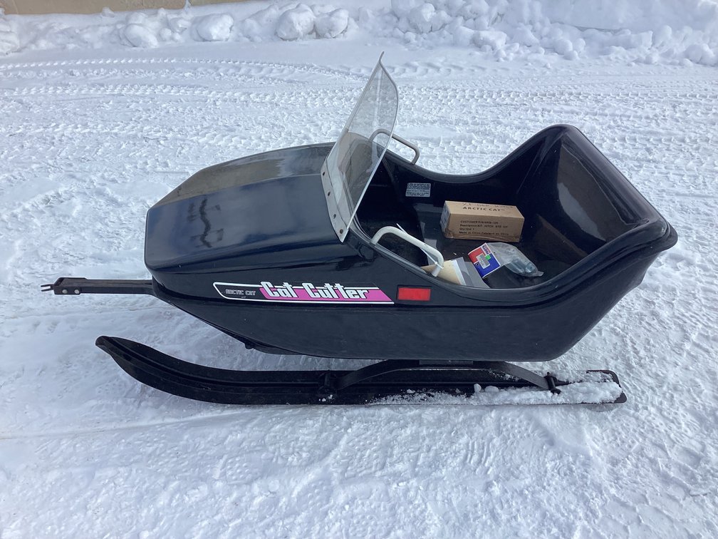 Arctic Cat Cutter sleigh.