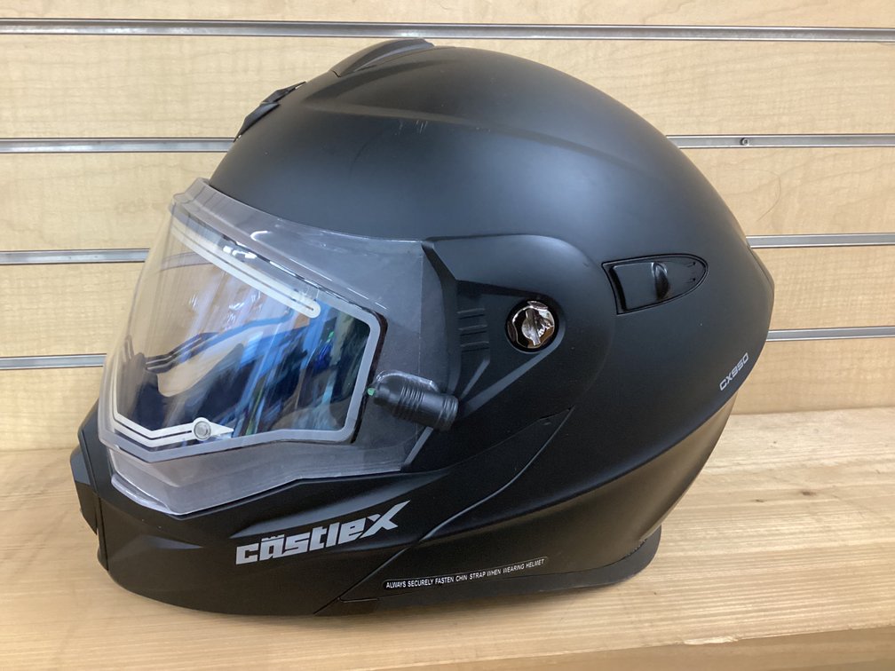 Castle CX950 adult 3X helmet w/ electric shield.