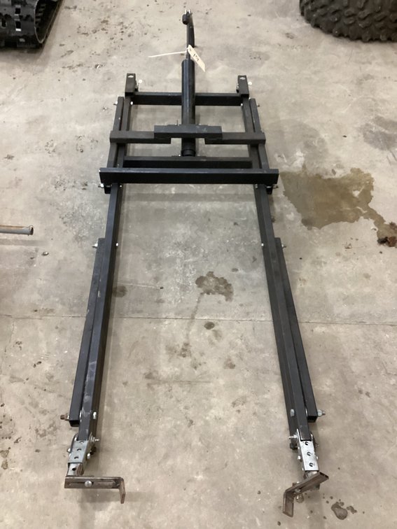 Snowmobile shop lift.