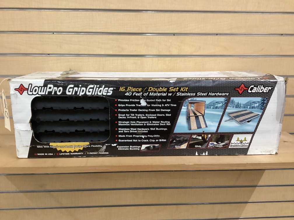 Unused 16 piece set of Lowpro Grip Guides trailer ski guides.