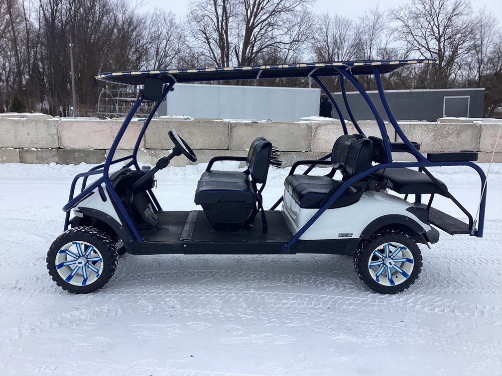2015 Yamaha EFI gas golf cart, started, bill of sale.