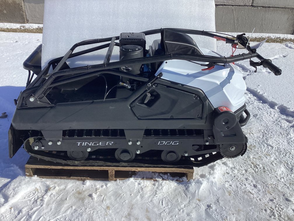 Tinger Dog snow dog 14HP Kohler, started, bill of sale.