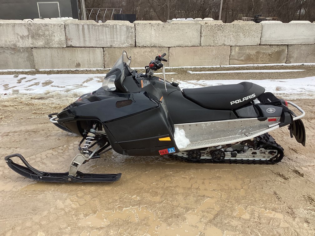 2009 Polaris IQ 550 snowmobile, shows 4,108 miles, bill of sale.