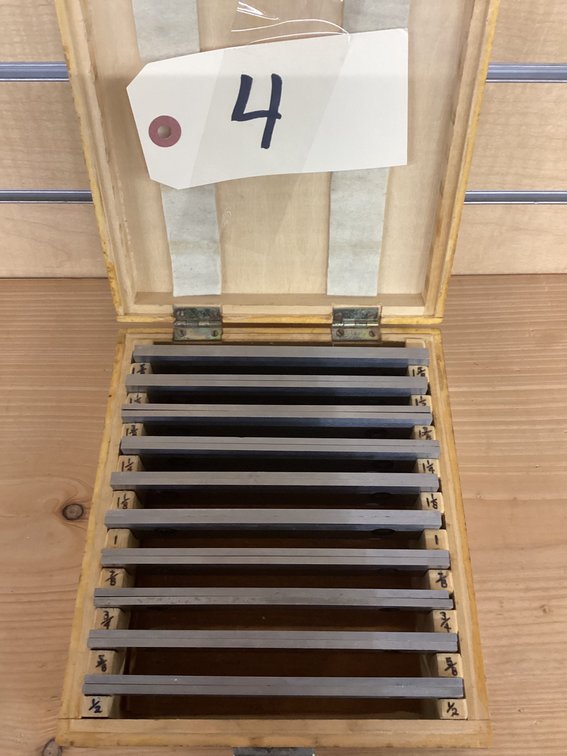 10 pair 1/8X6” X 1/2 to 1 5/8 parallels.
