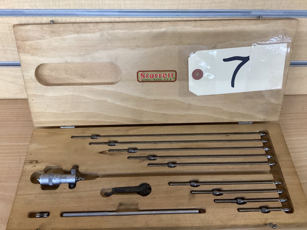 Starrett inside micrometer.