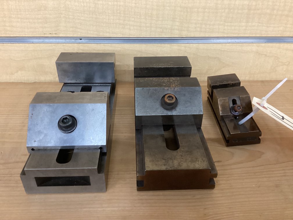 (3) machine vices 2-3” + 1 1/2.