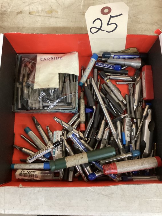Box of carbides and cutters.