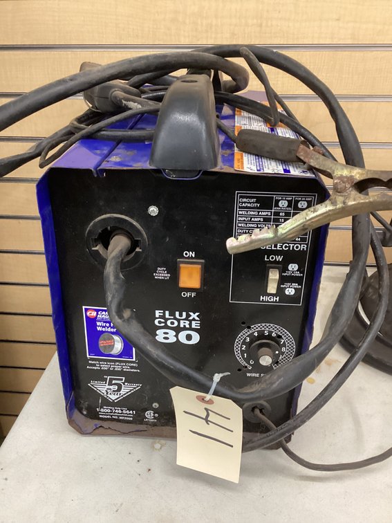 Campbell Haysfeld Flux Core 80 wire welder.