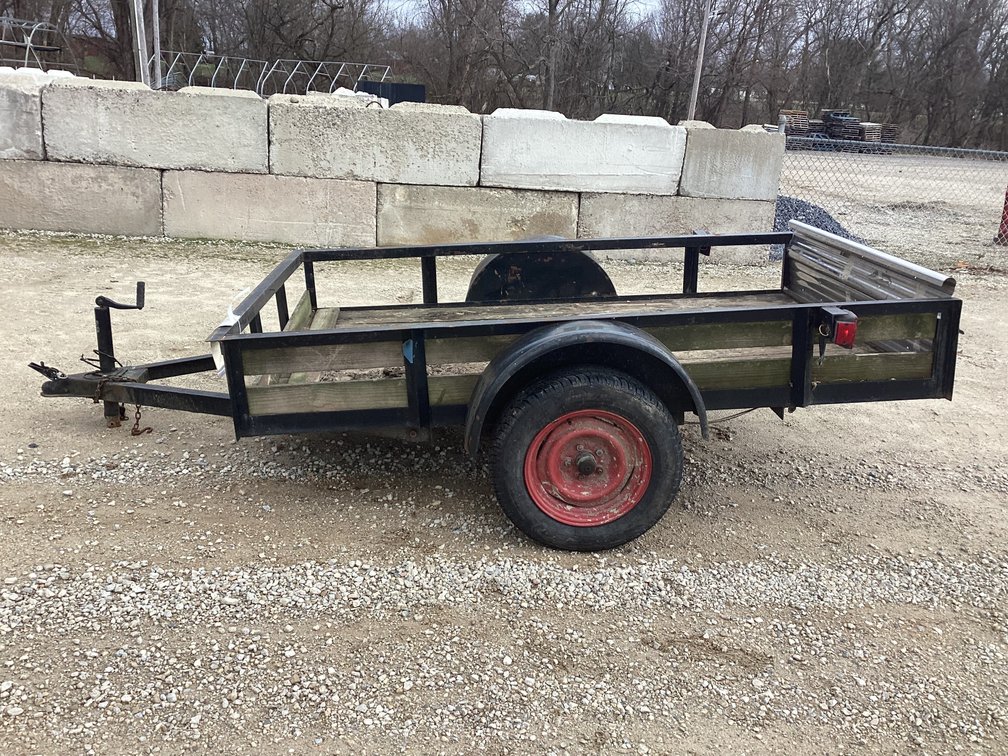 Assembled 5’X8’ utility trailer, bill of sale.