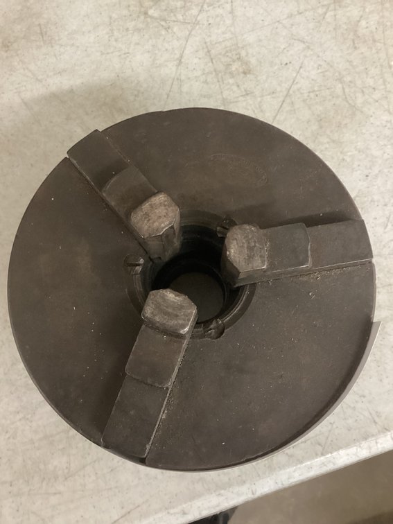 4” lathe chuck.