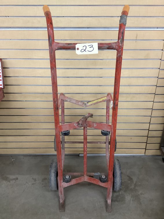 Barrel cart.