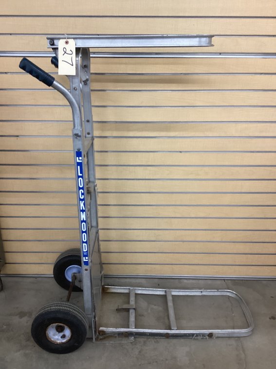 Aluminum moving cart.