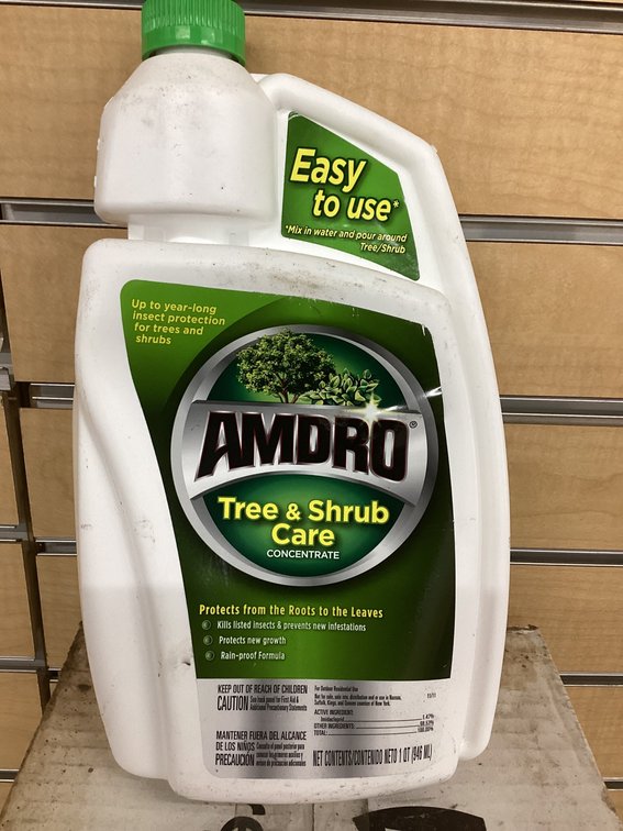 Case of 6 quarts of concentrate tree and shrub insect protection.