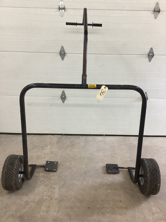 Snowmobile shop dolly.