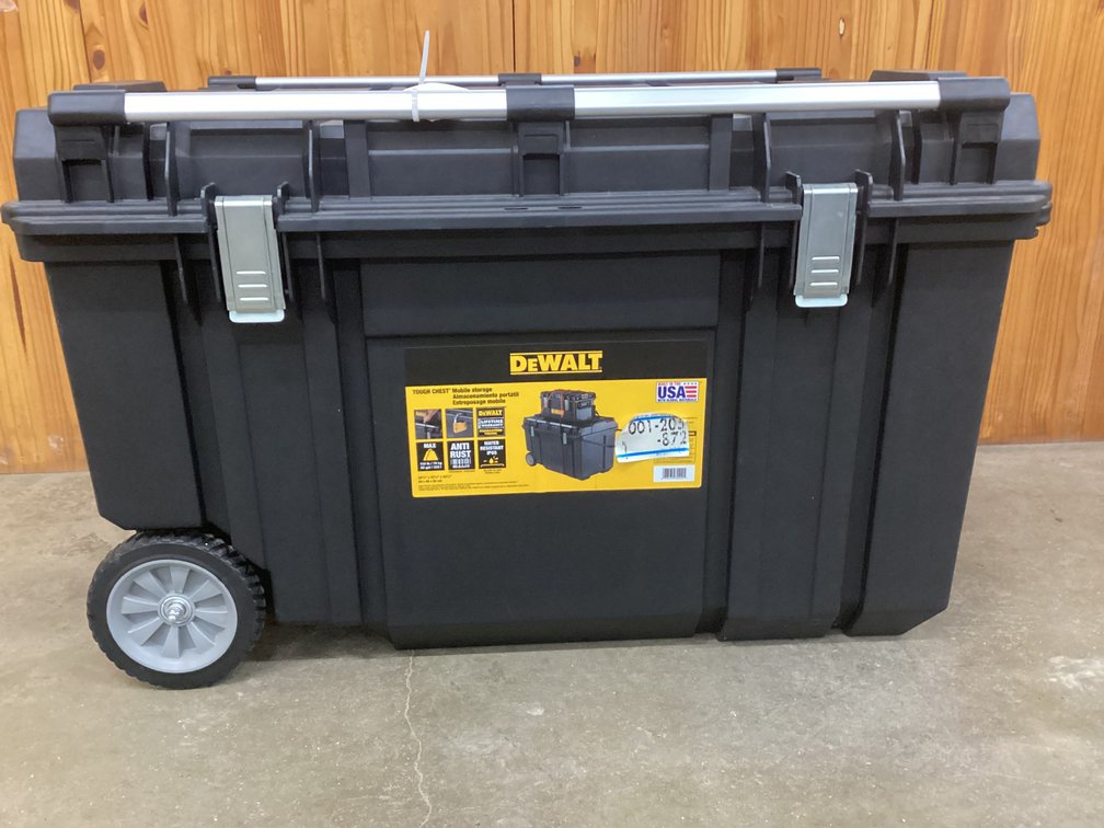 Dewalt Mobile Tough Chest, 38 7/8” X 23 1/8” X 24 1/4”.