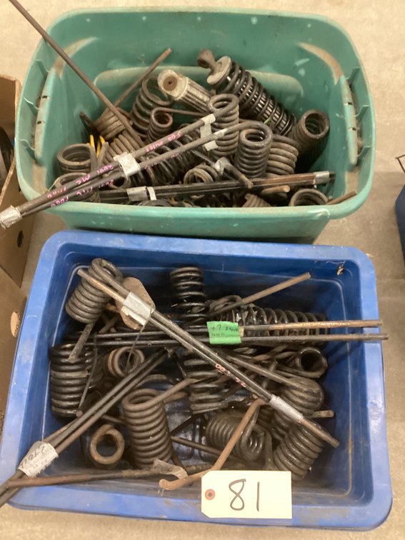 (2) tubs of suspension springs.