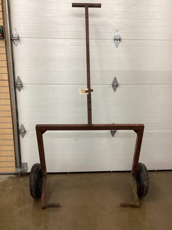 Snowmobile shop dolly.