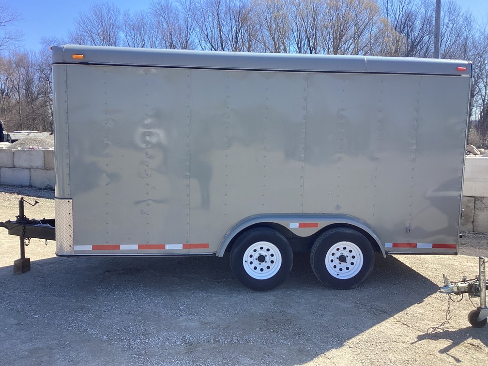 1996 Interstate 7’X14’ cargo trailer, registration.