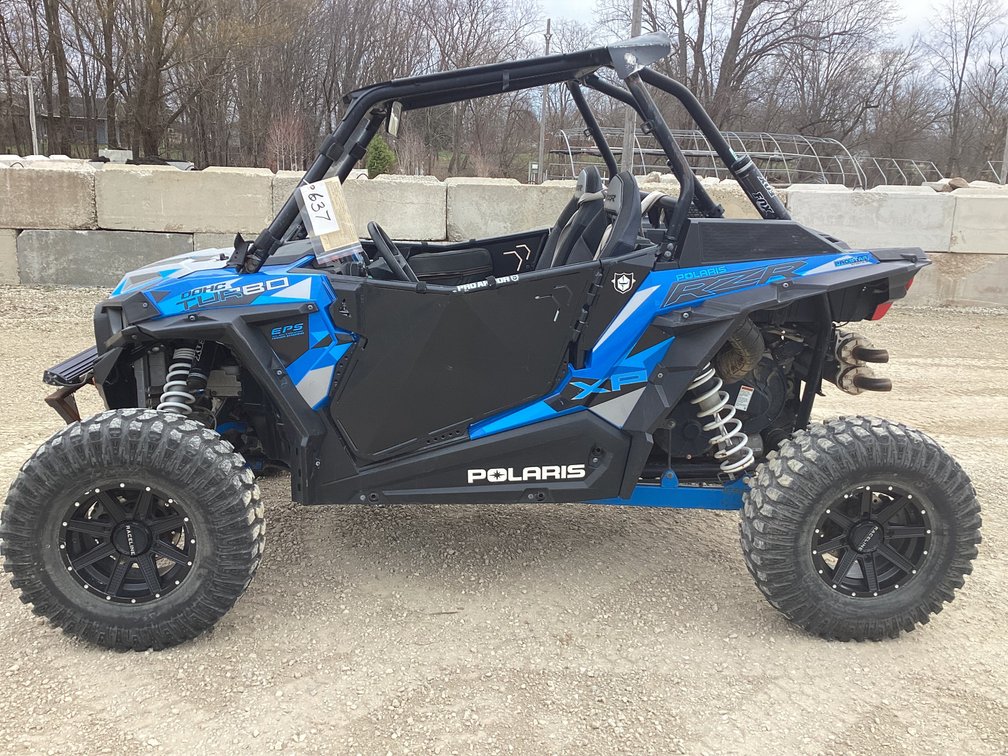 2016 Polaris RzR 1000 Turbo, started, shows 6,612 miles, title.