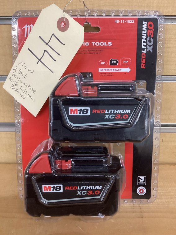 Milwaukee Fuel M18 3.0 batteries 