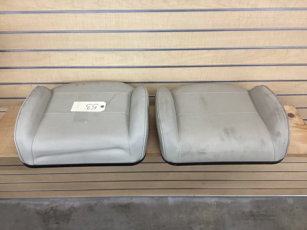(2) tan seat bottoms