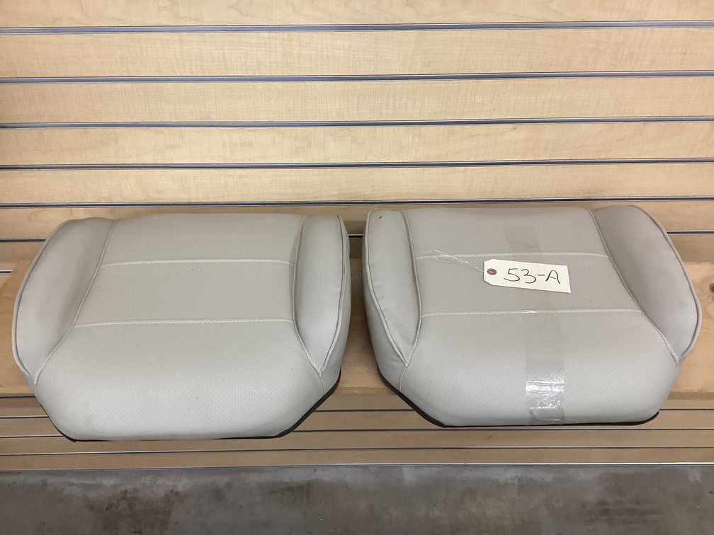 (2) tan seat bottoms