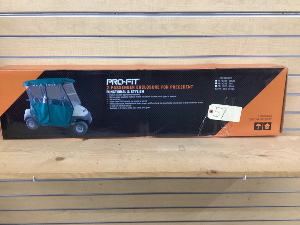 Pro Fit golf cart enclosure - green