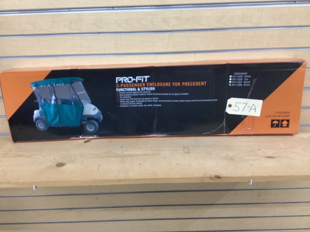 Pro Fit golf cart enclosure - green