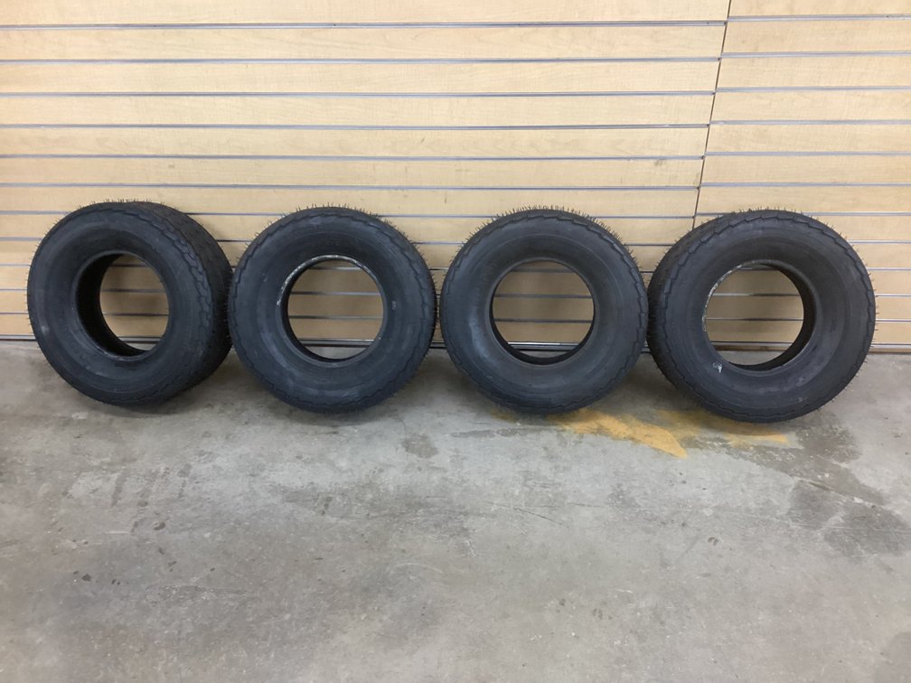 (4) Roadguider 20.5X8.0-10 trailer tires