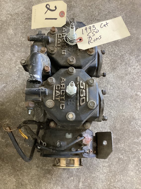 1993 Arctic Cat 550 engine.