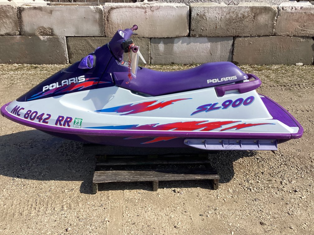 1997 Polaris SL 900, started, title, shows 130 hours. 