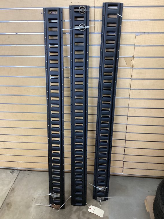 (6) E-Tracks trailer rails w/ (6) tie downs