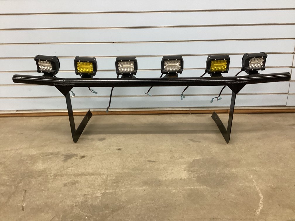 Grill light bar w/ LED lights, hood lights & brackets, bullet antenna.