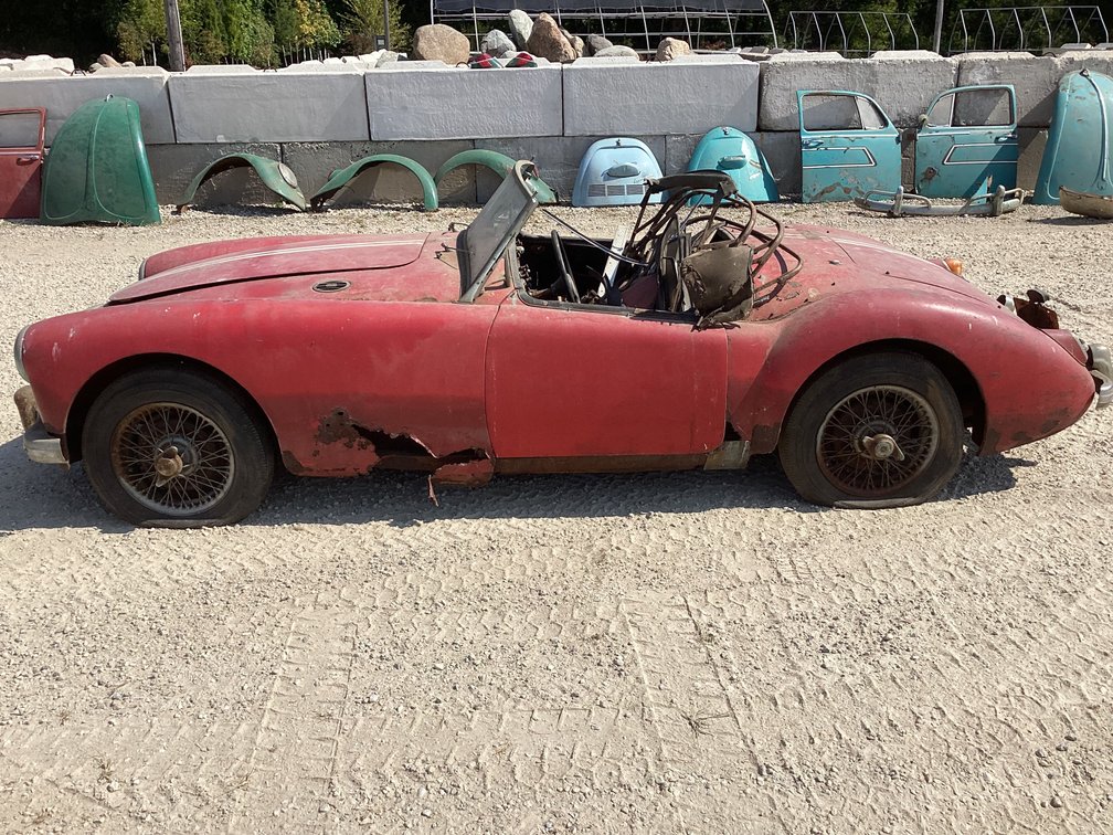 1962 MG convertible, 4 cylinder, bill of sale.