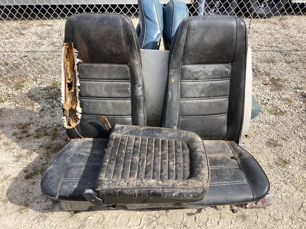 Skid of car seats