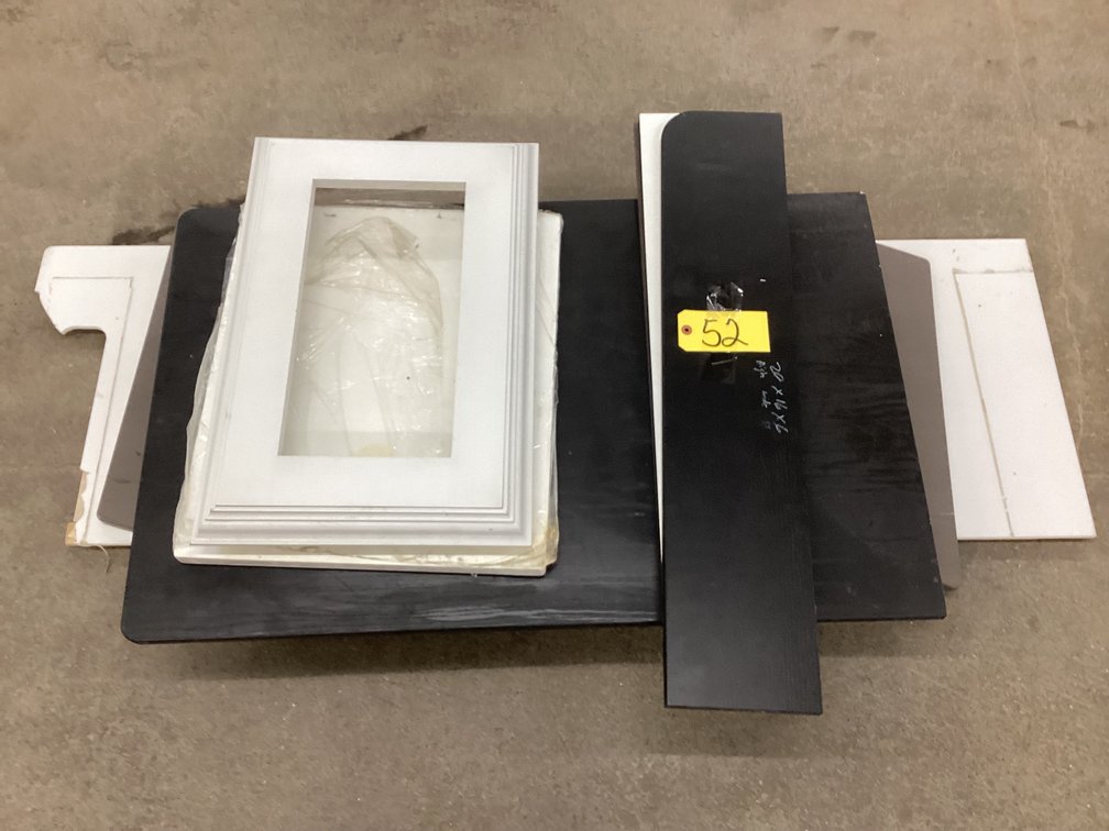 RV shelves, table tops, and cabinet