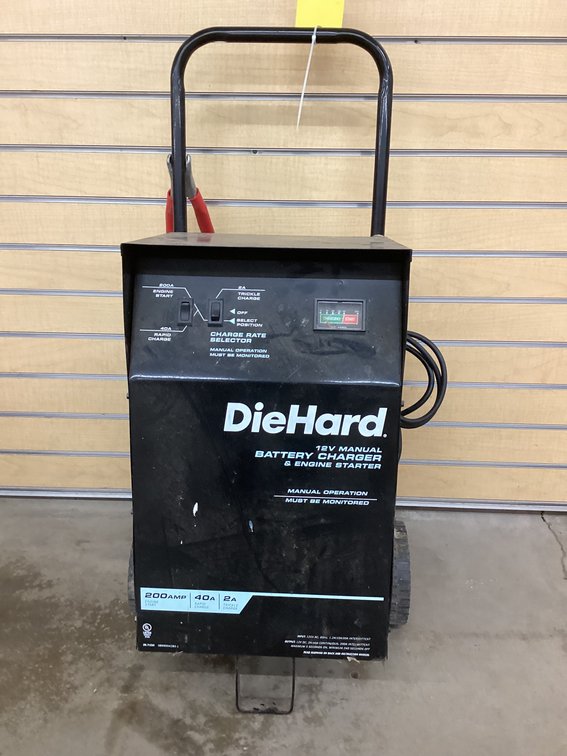 DieHard battery charger/starter