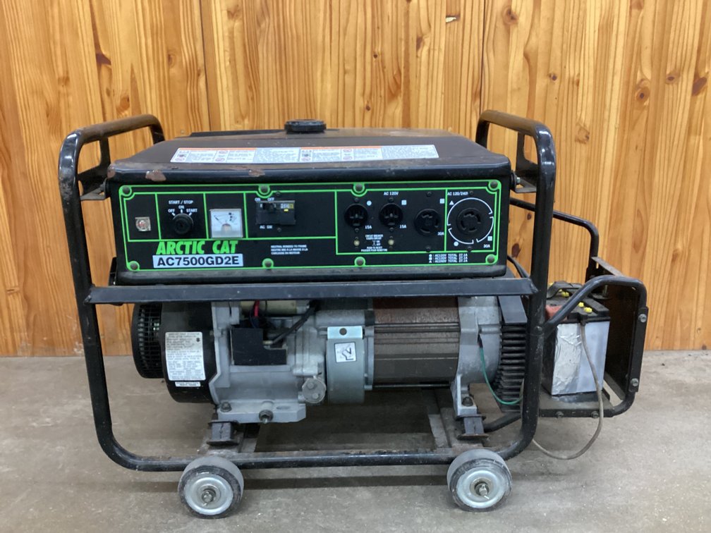 Arctic Cat AC7500GD2E Suzuki powered generator 