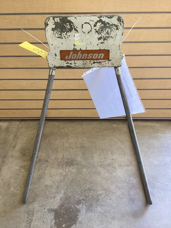 Vintage Johnson outboard stand