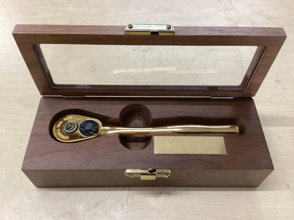 Unused 80th anniversary Cornwell 3/8 socket wrench