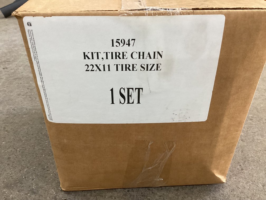 Unused tire chains