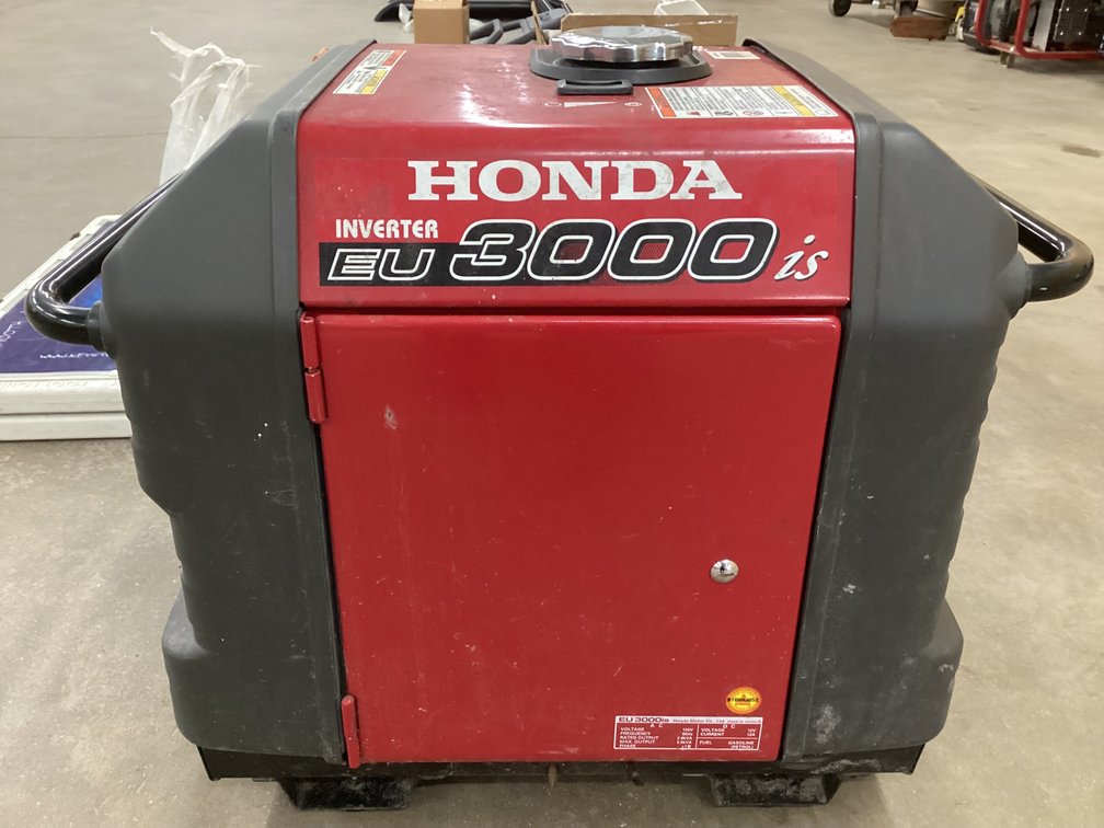 Honda EU3000i generator, started