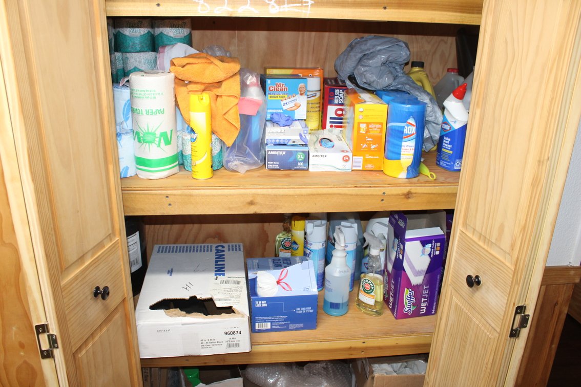 Content of Hall Closets in Lower Office Building