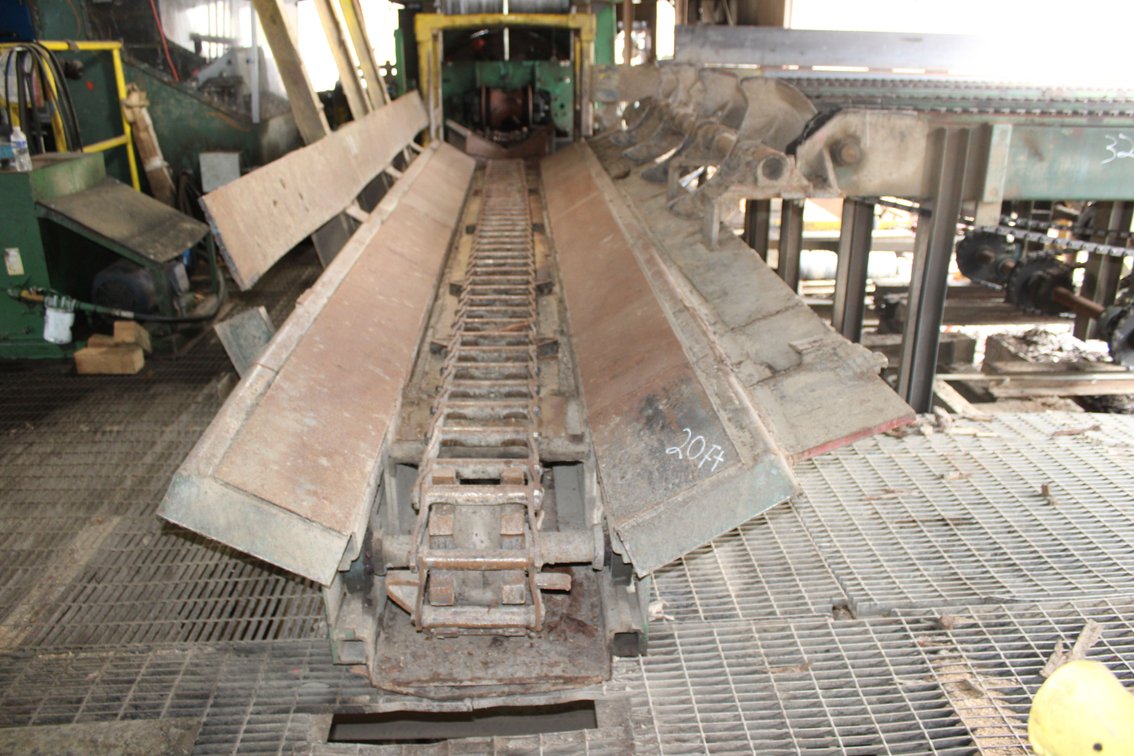 Mellot 20' Endwise Log Infeed Trough